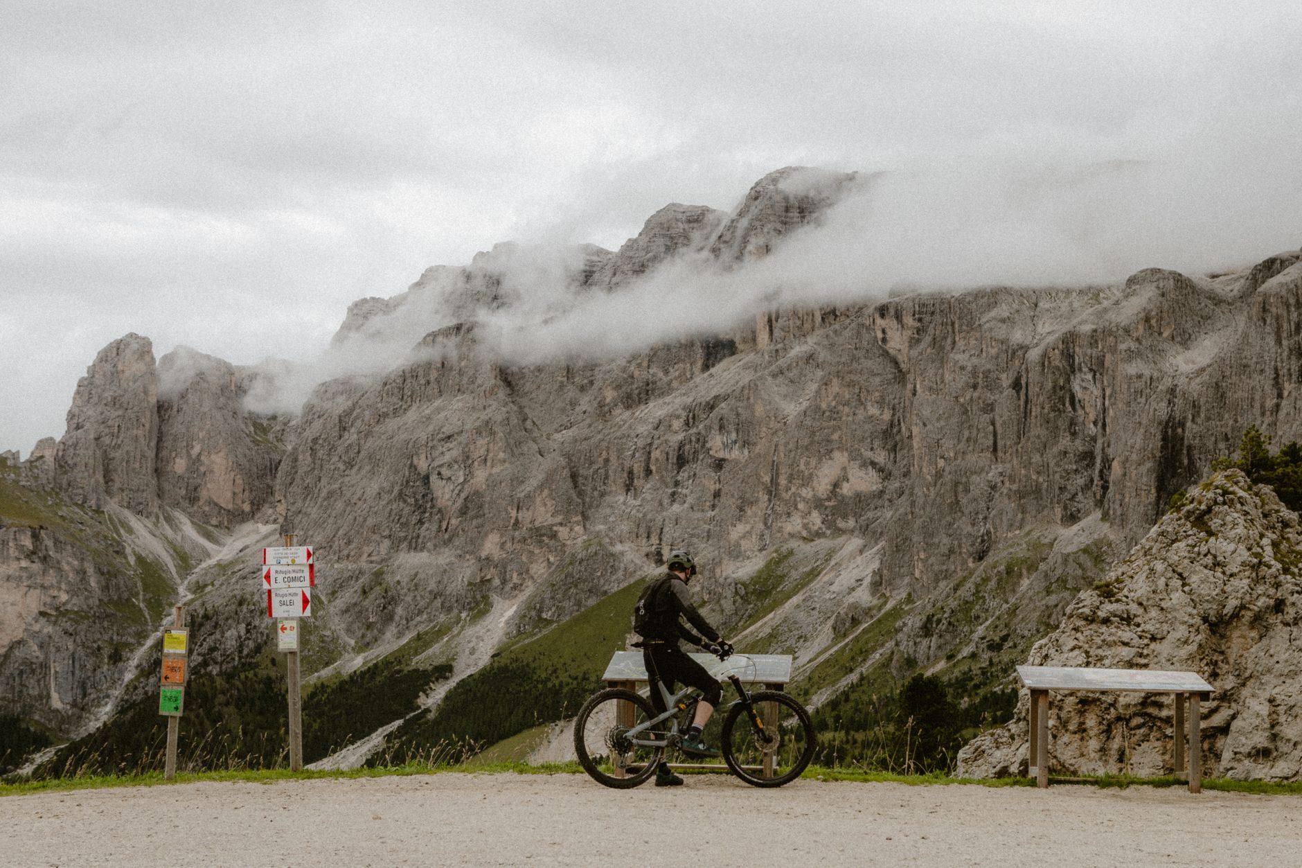 Mountain bike sulle Dolomiti di Brenta