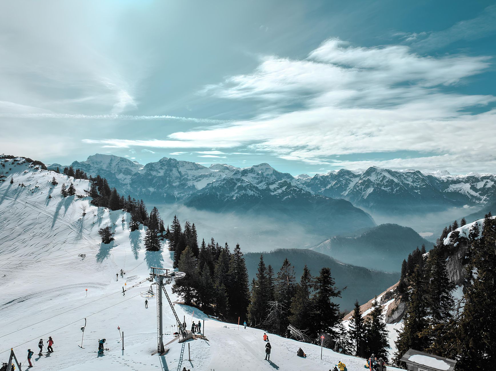 Skifahren im Trentino